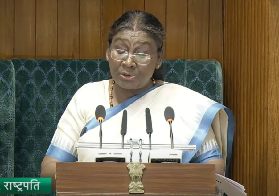 President Droupadi Murmu delivered her maiden address before the 18th Lok Sabha