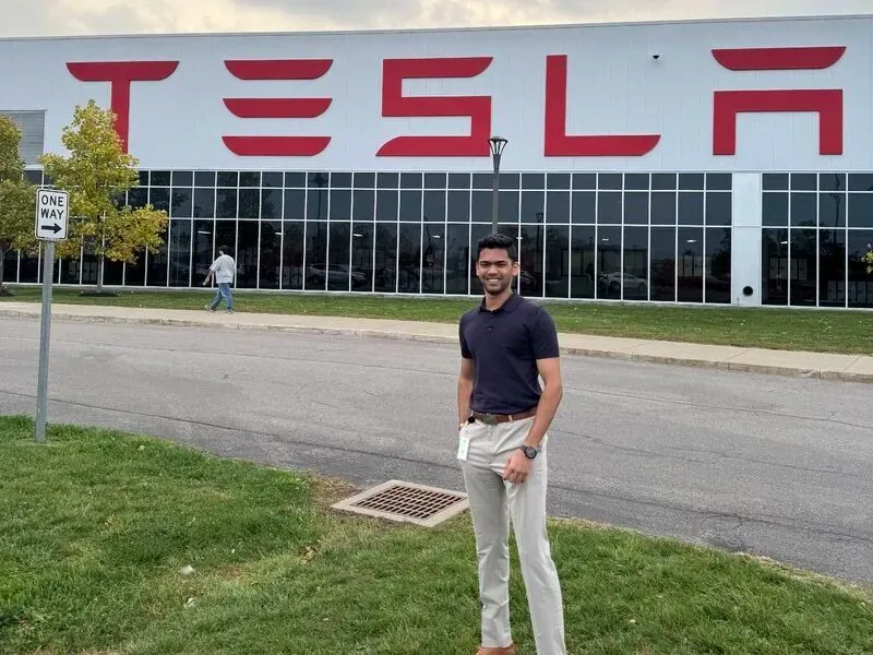 Dhruv Loya, an Indian-origin engineer, after landing a job at Tesla