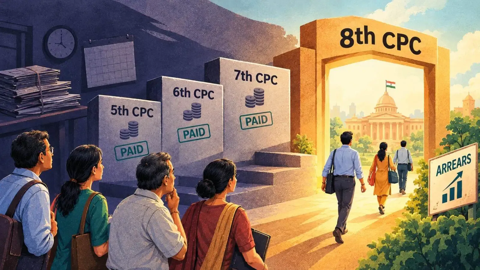 8th pay commission arrears