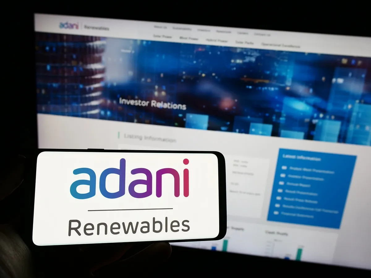 Adani Green Energy was trading 19% lower at ₹11,45.30 on the BSE.