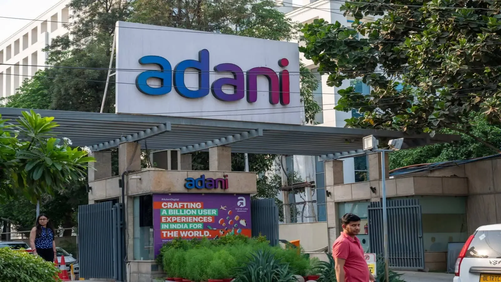 Adani Group companies shares were trading lower on Monday, August 10, 2026. | Image: Shutterstock