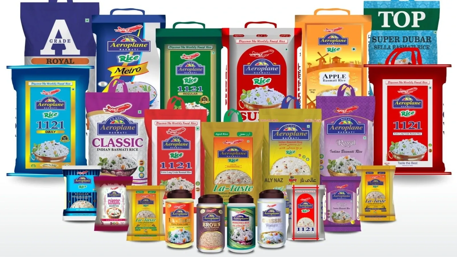 Amir Chand Jagdish Kumar (Exports) Ltd is engaged in processing and exporting basmati rice in India. | Image: aeroplanerice.com