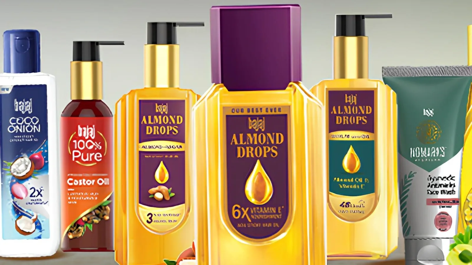 Bajaj Consumer Care mainly operates in the beauty care segment with its hair oil brands as Almond Drops, Bajaj Pure Coconut Oil, Brahmi Amla Hair Oil, etc. | Image: bajajconsumercare.com