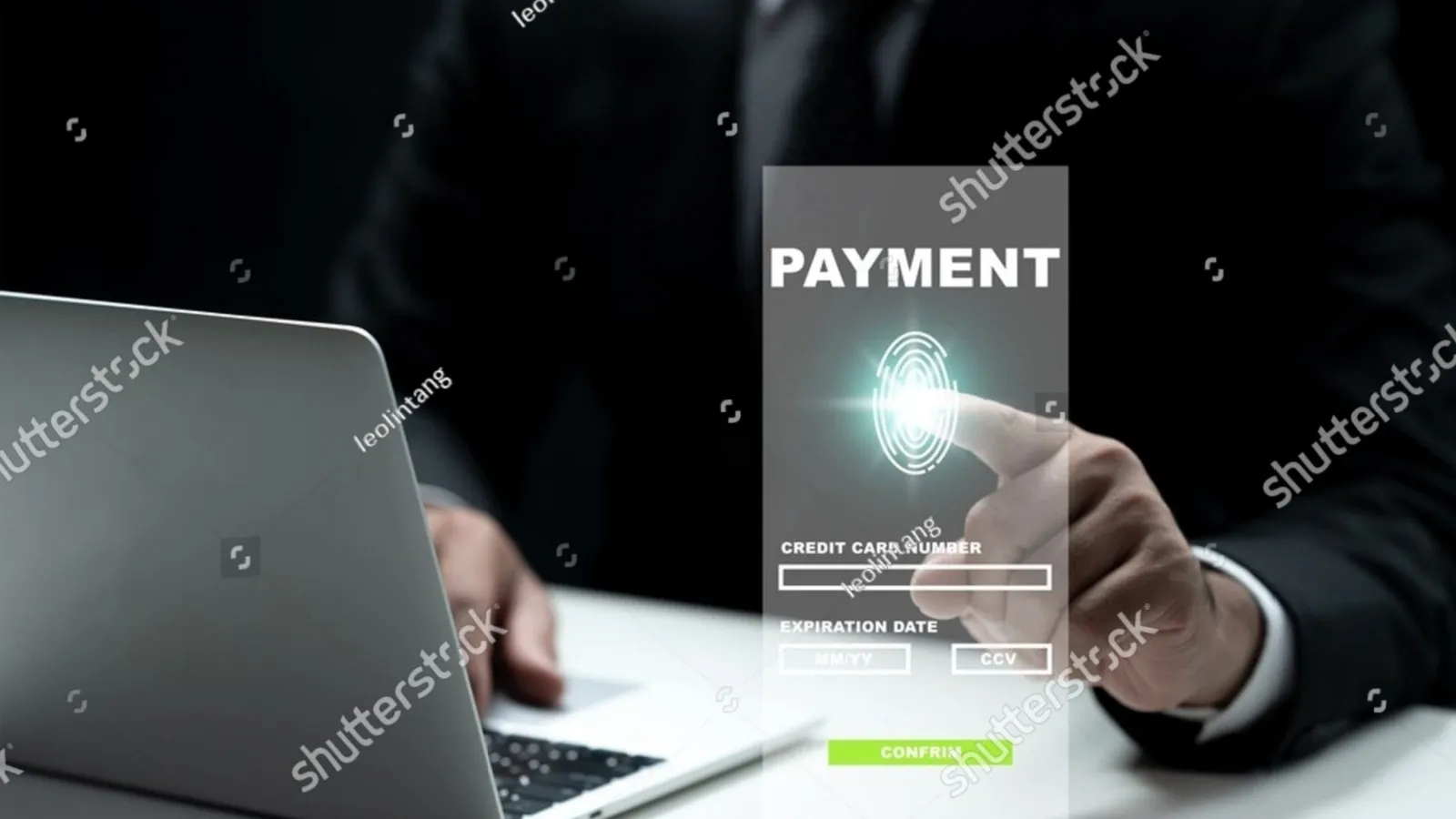 biometric authentication on cards