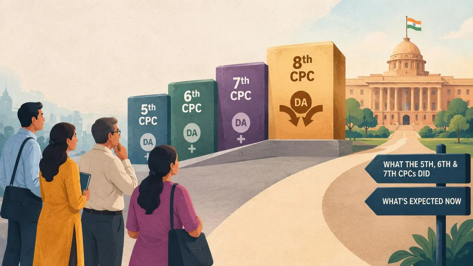 8th Pay Commission: Dearness allowance merger - what the 5th, 6th and 7th CPCs did; what's expected now