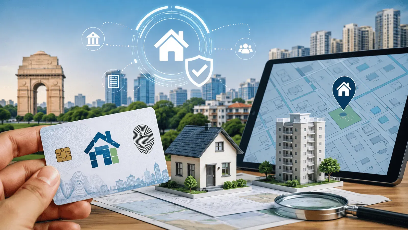 Delhi property aadhaar card