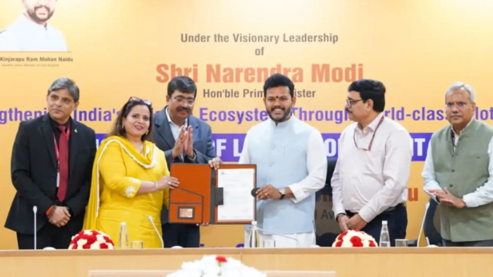 Civil Aviation Minister K Rammohan Naidu