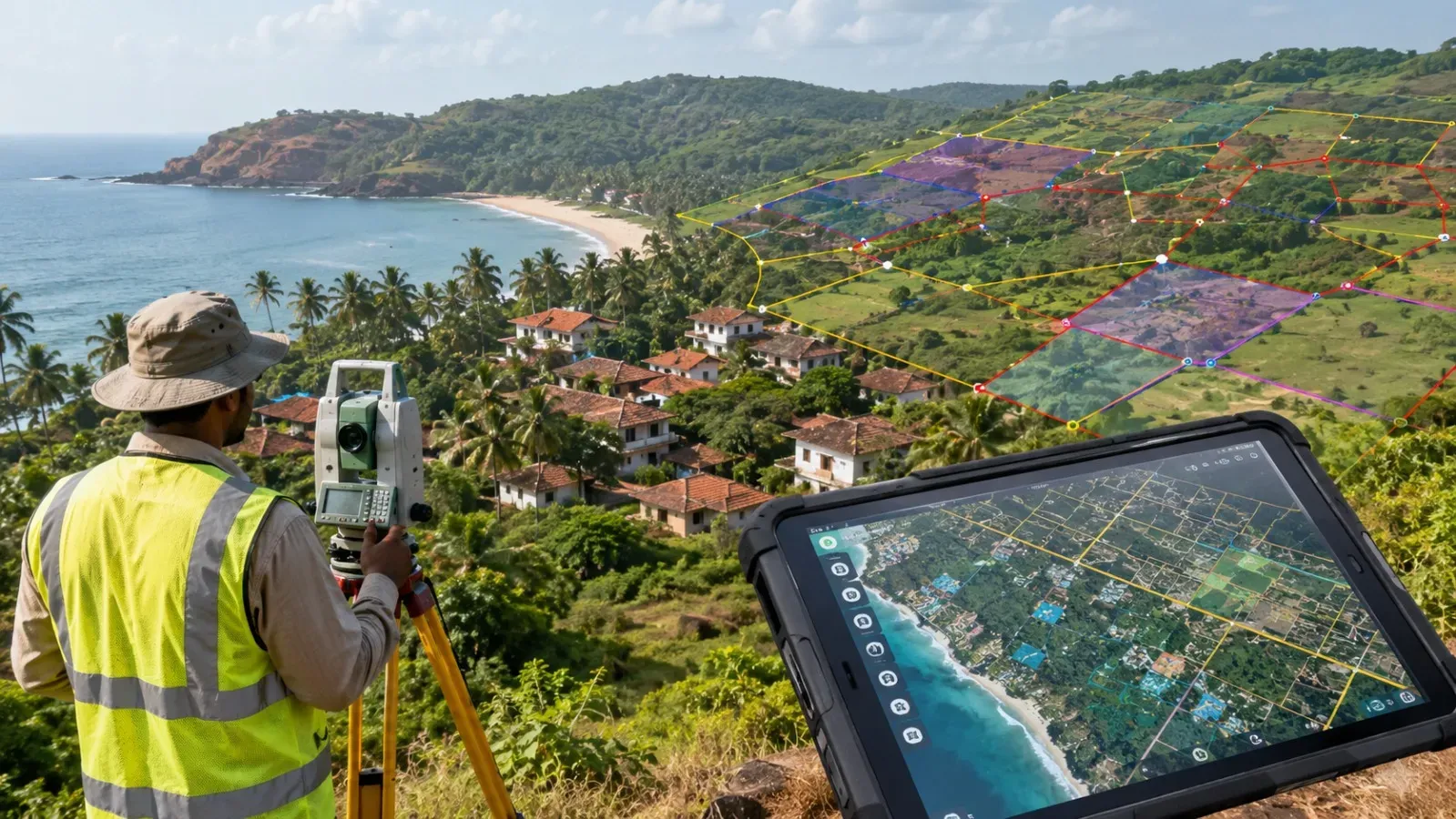 goa land mapping excercise Naksha