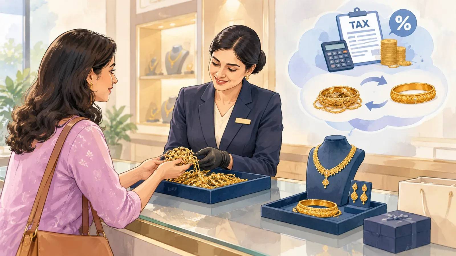 Old gold jewellery exchange
