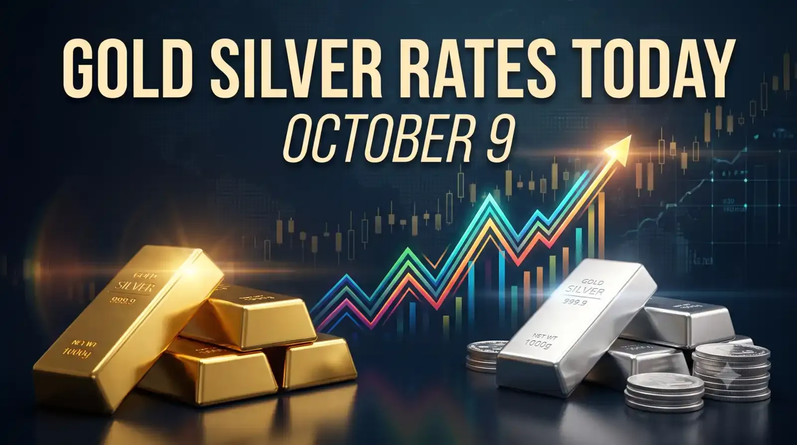 Gold and silver rates today, October 9