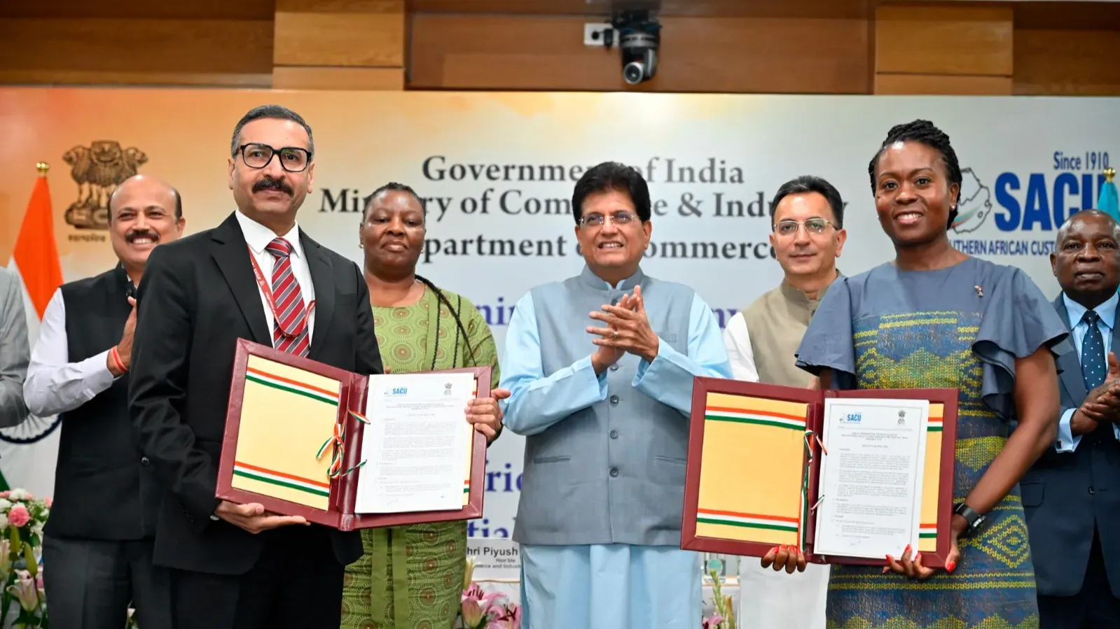 india SACU sign ToR for preferential trade agreement