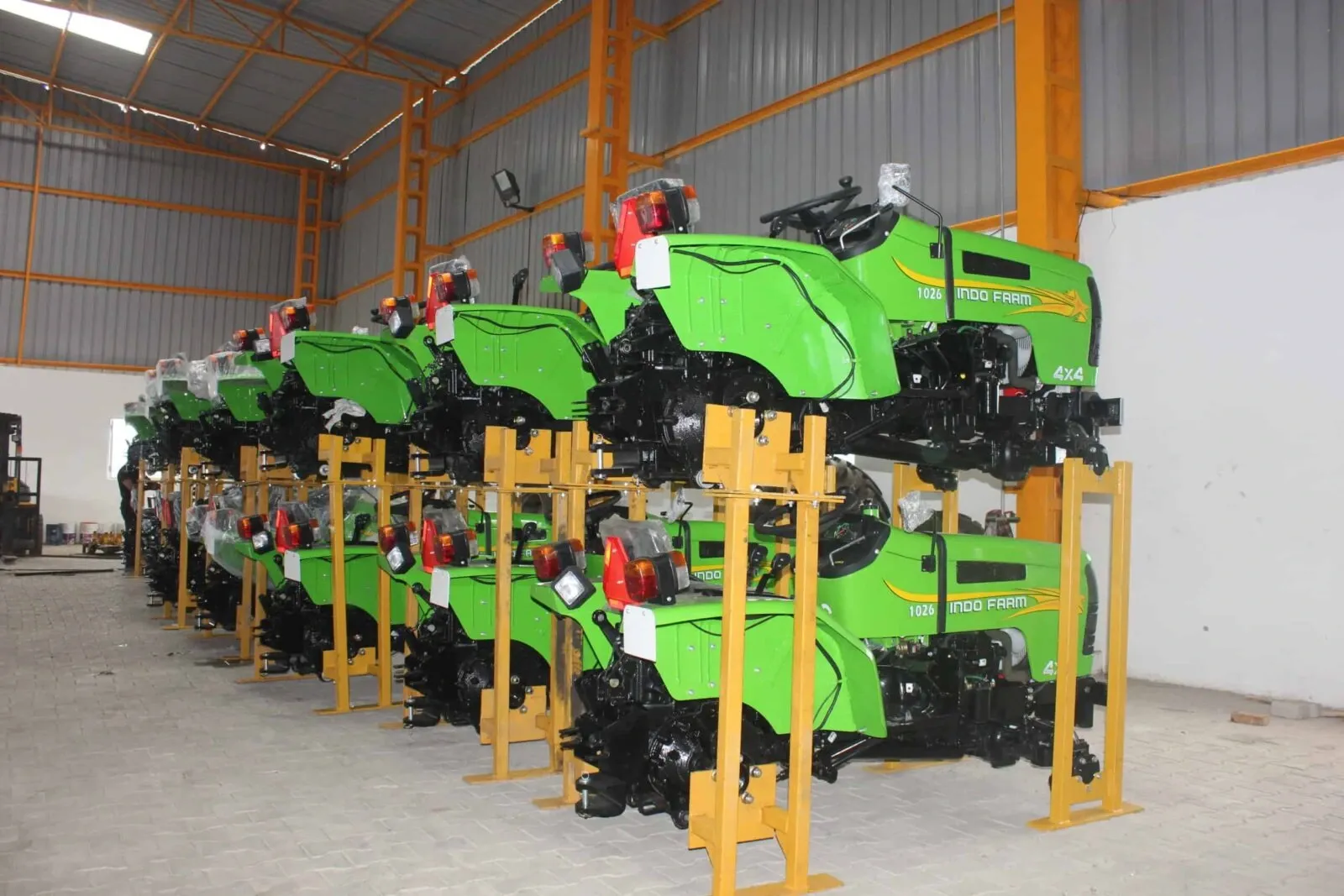 Indo Farm Equipment manufactures tractors, pick & carry cranes and other farm equipment.