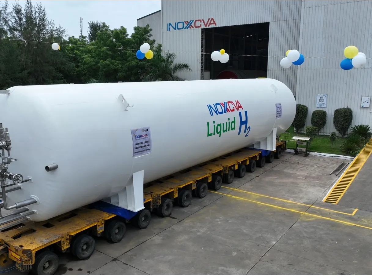 INOX India is one of the largest manufacturers of cryogenic storage, regas and distribution systems. | Image: Inoxcva.com