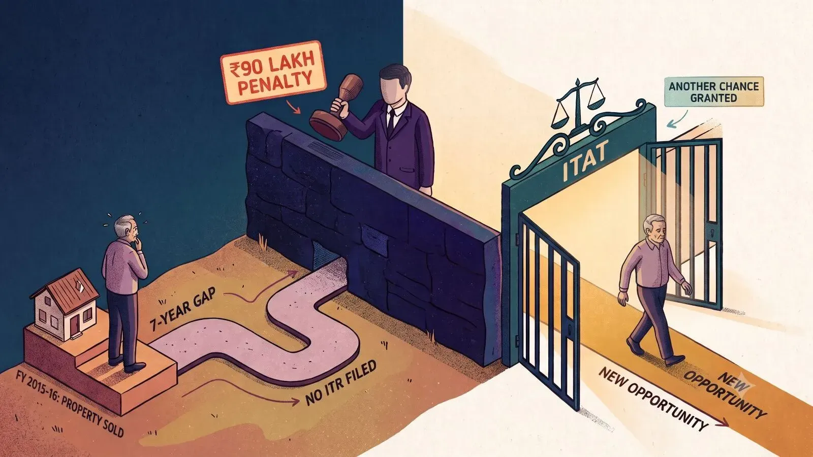 itat property sale case