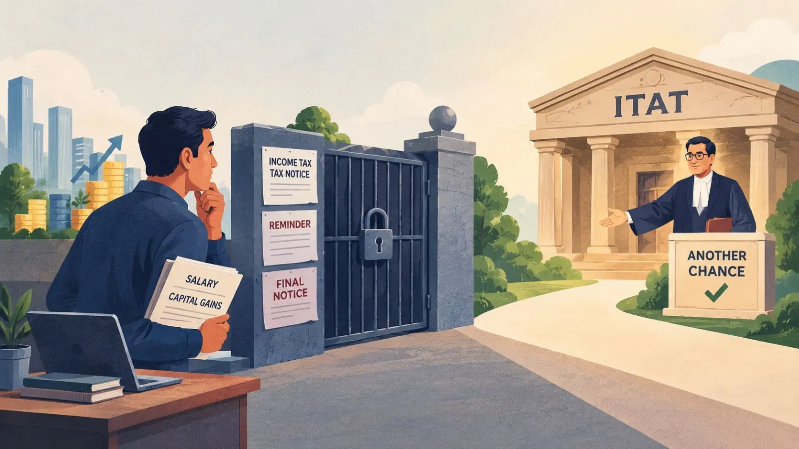He earned salary and capital gains but never filed an ITR or properly responded to tax notices. Yet ITAT gave him another chance; here's why