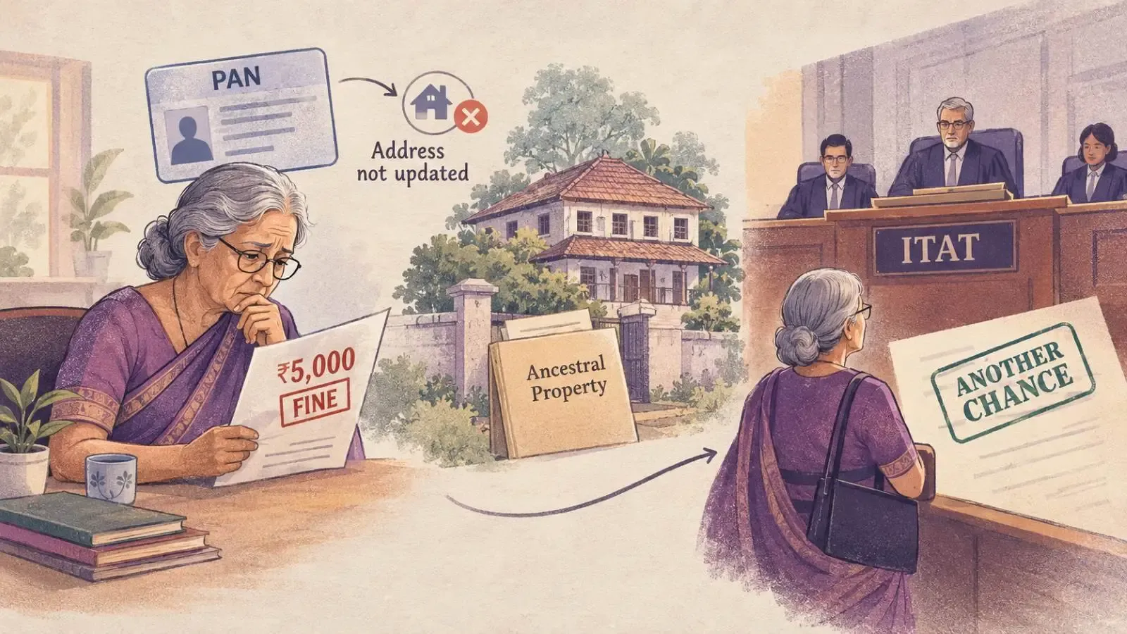 PAN address property tax case