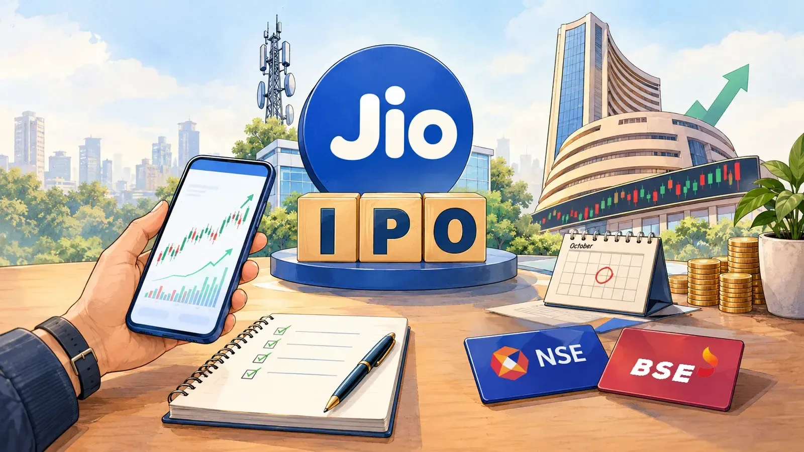 Jio Platforms IPO Listing Live Updates, share price It was subscribed 22.19 times.
