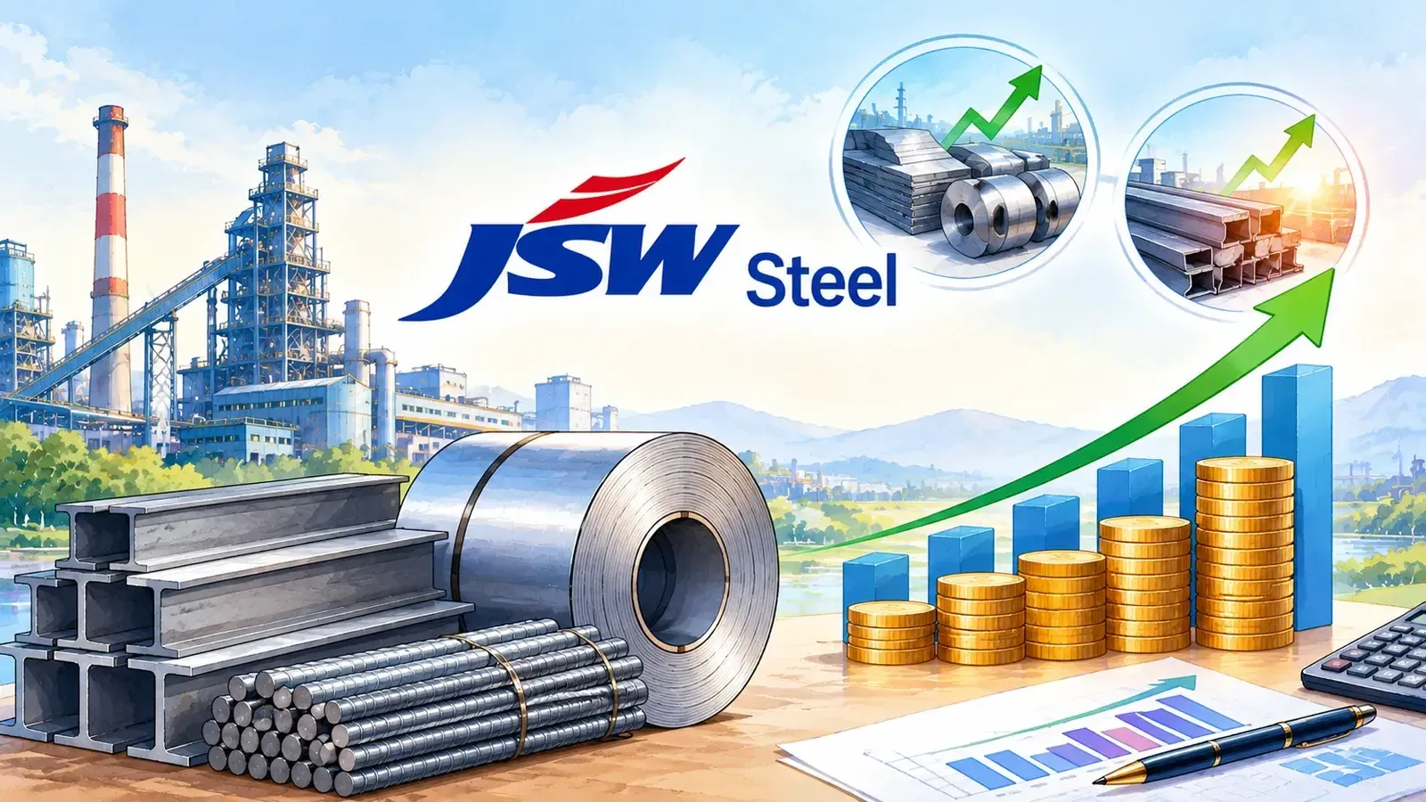 JSW-Steel-share-today