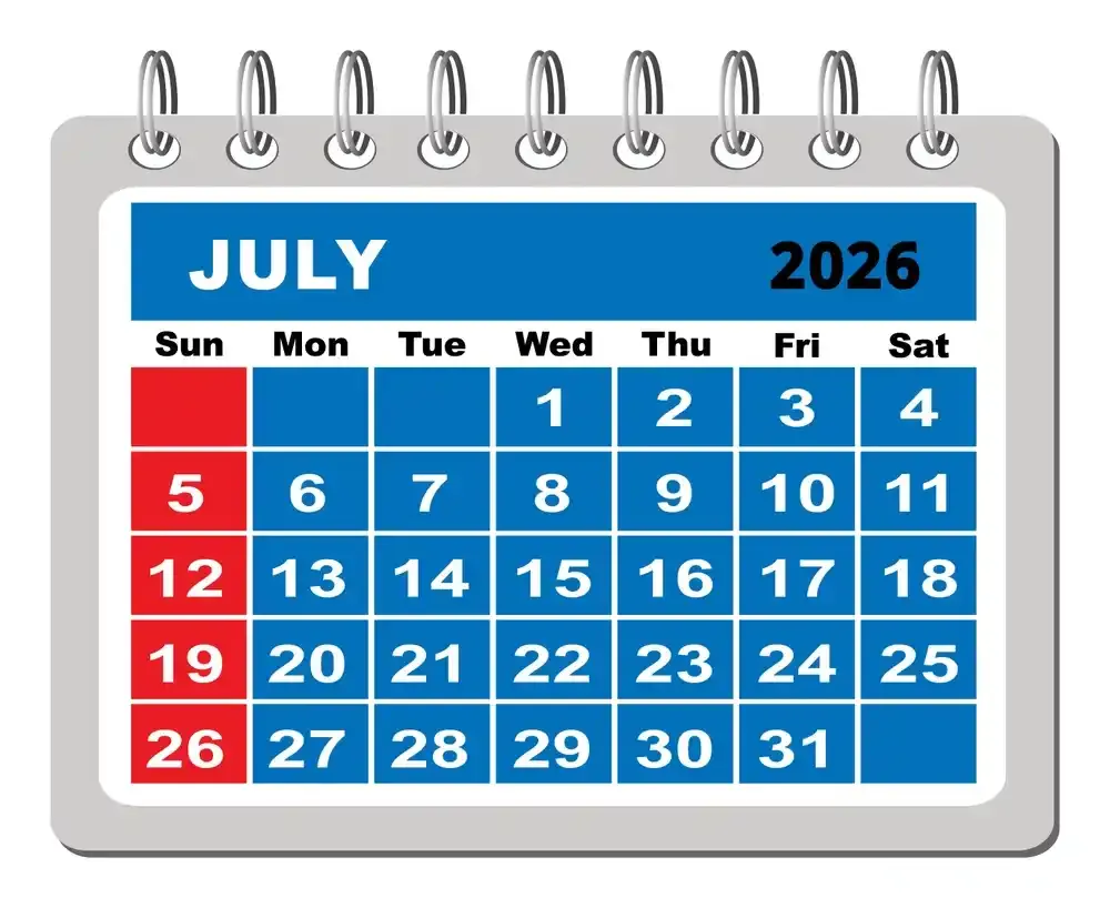 July income tax calendar 2026