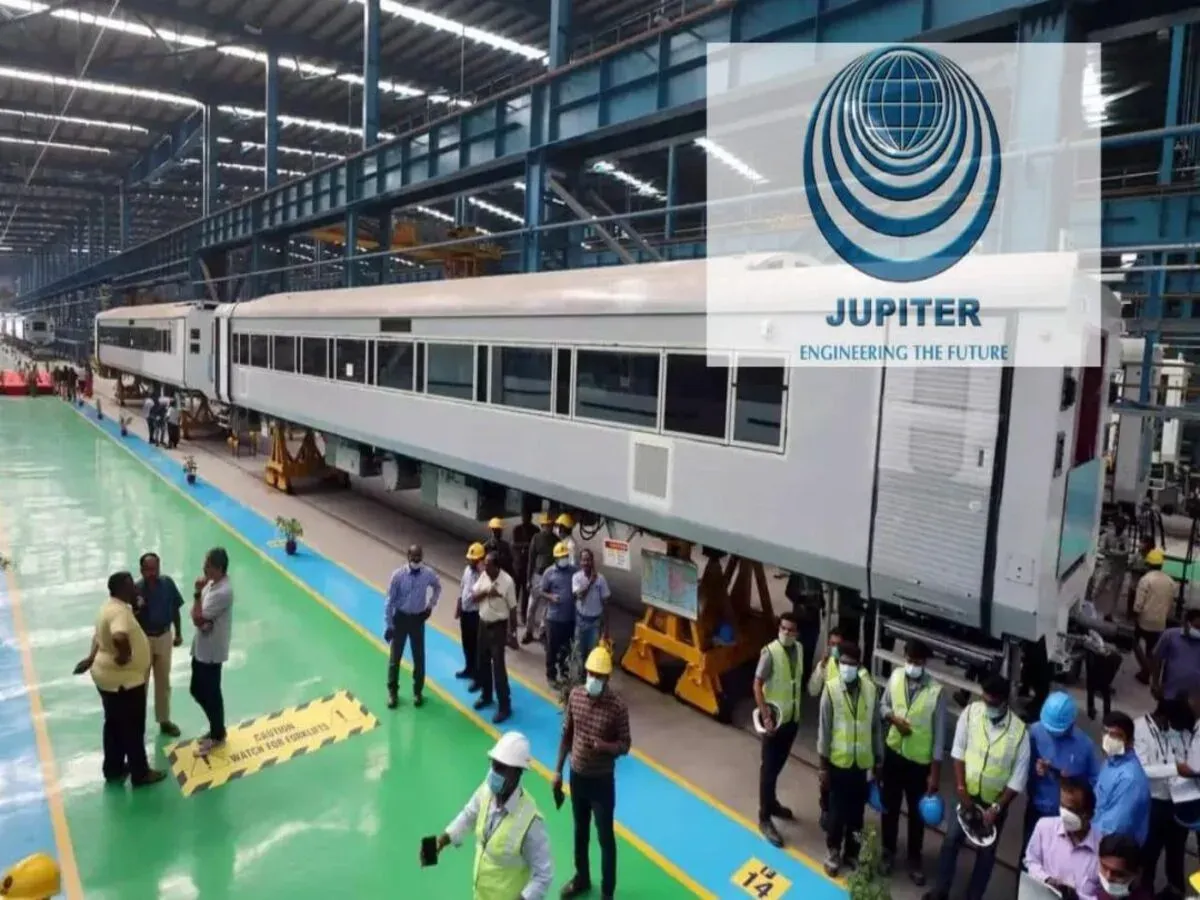 Jupiter Wagons QIP Floor Price Set at ₹689.47. Stock Trades Lower
