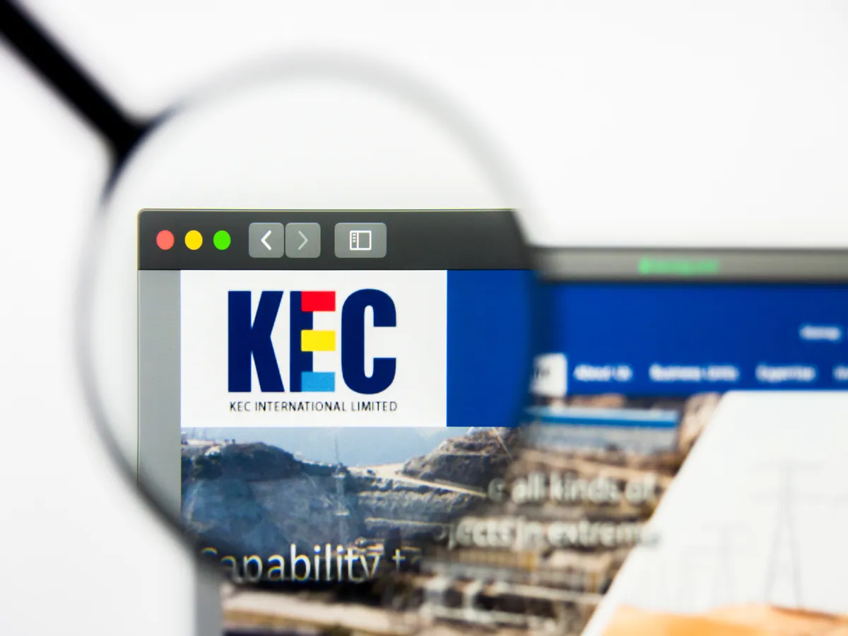 KEC International shares