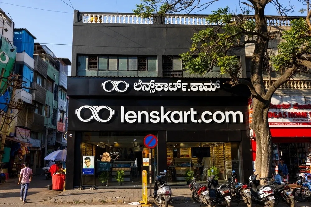 Lenskart runs more than 2,500 stores, with nearly 2,000 located in India. 