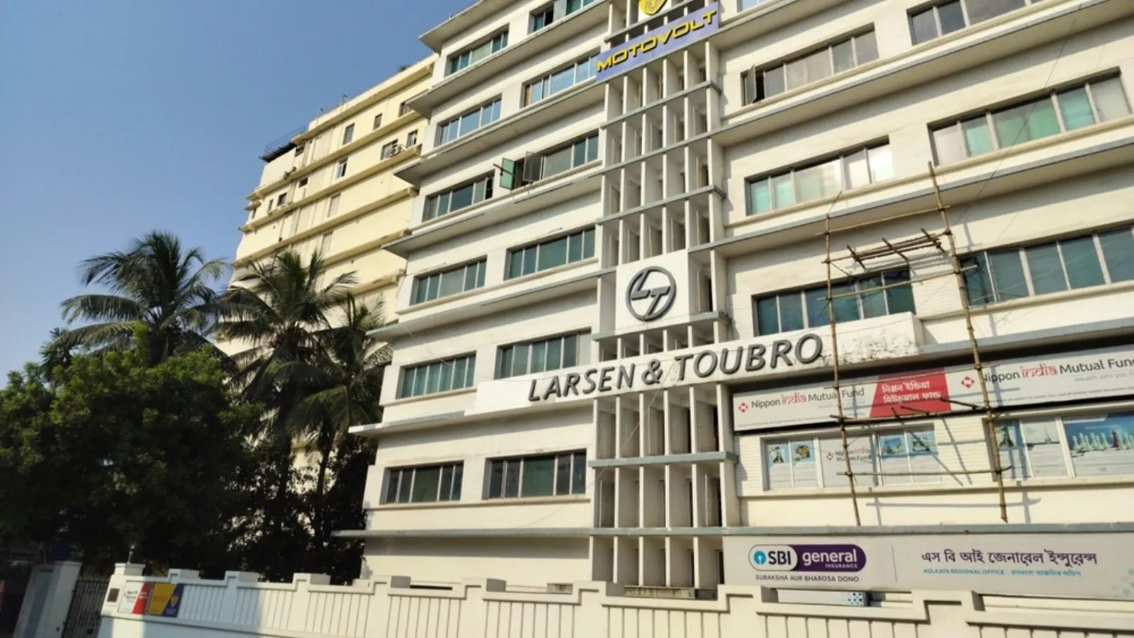 Year-to-date, L&T shares have slipped 4.36%. | Image: Shutterstock