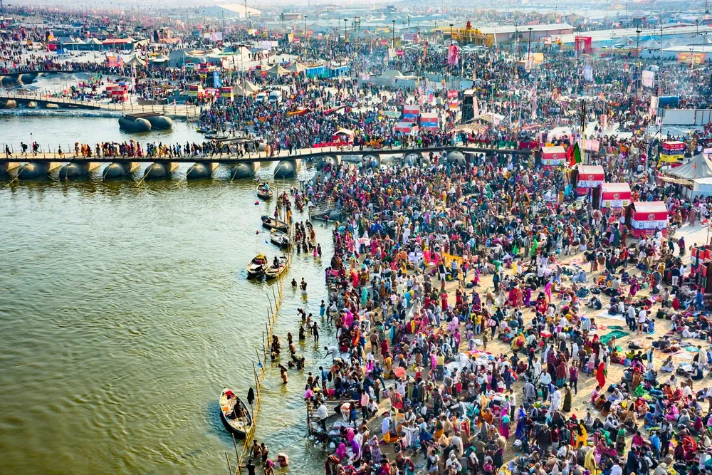 Amazon's Suvidha Kiosk has been set up within the Maha Kumbh fair grounds at Kumbh Kutir, Sector 24, Arail, Prayagraj. 