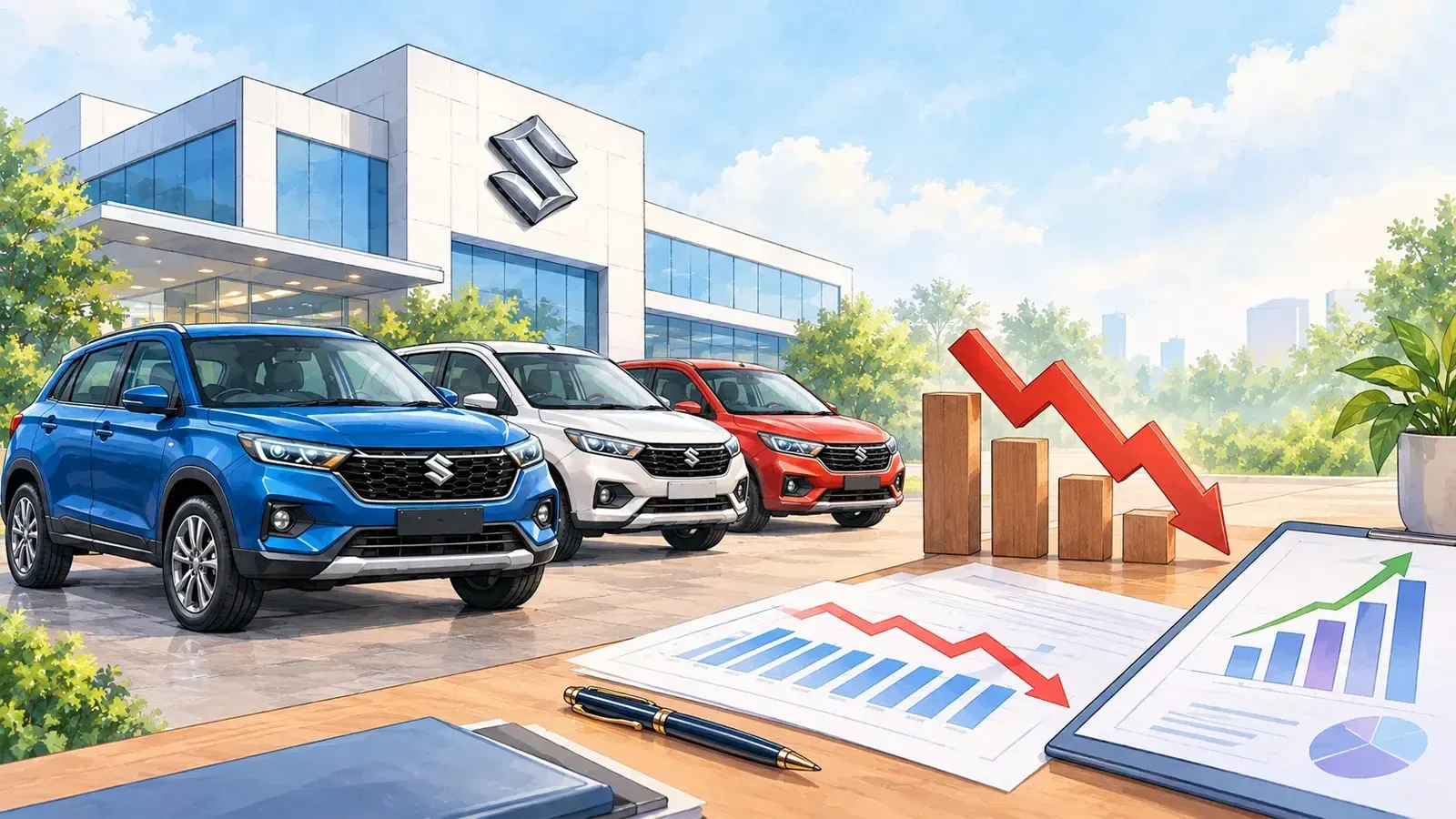Maruti Suzuki Q2 results: Net profit likely to fall up to 12% YoY due to higher input costs; key focus on Q2 sales volume and EBITDA margin