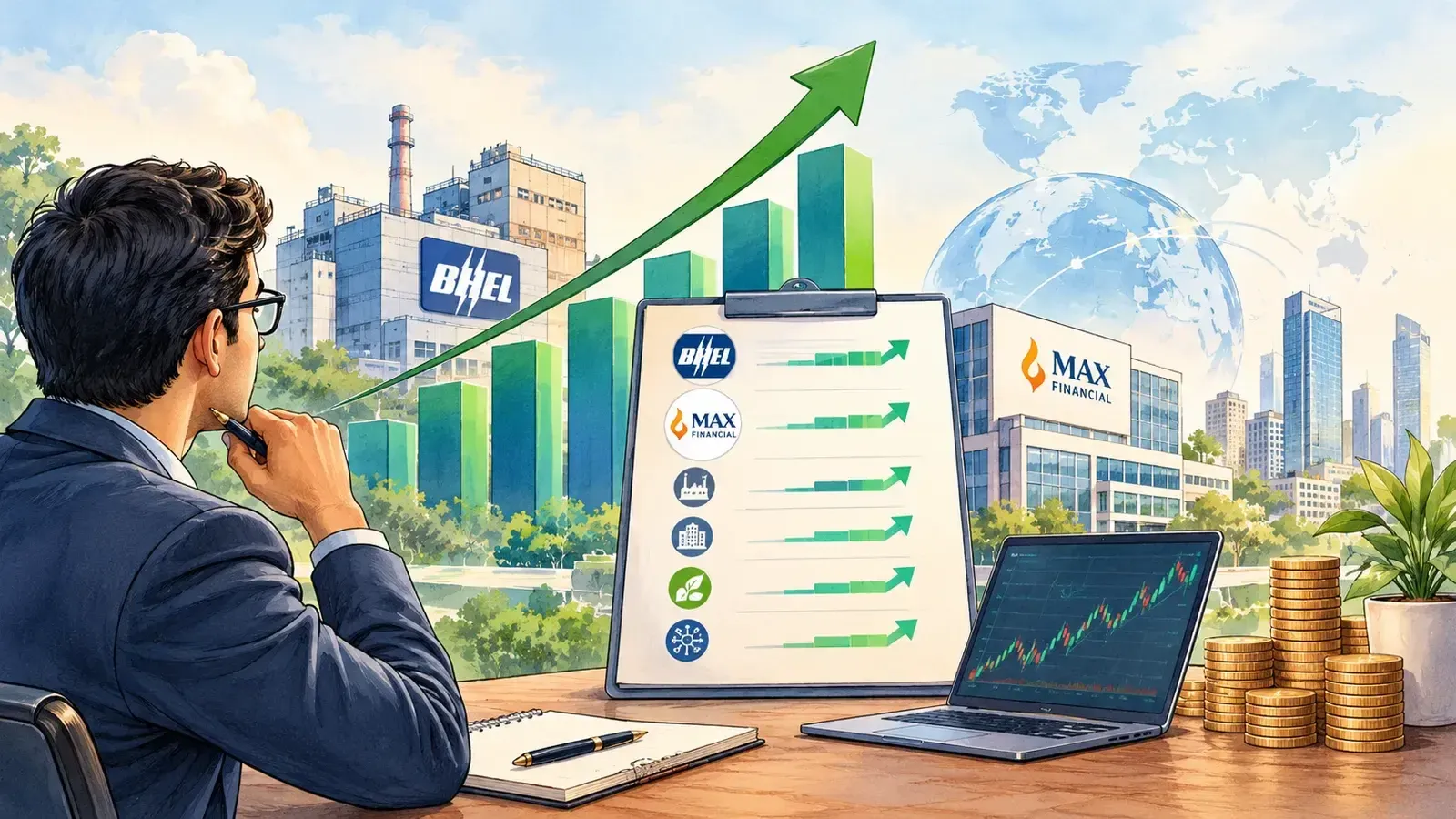 FII shareholding: 27 stocks see four consecutive quarters of stake hikes; BHEL, Max Financial among top picks