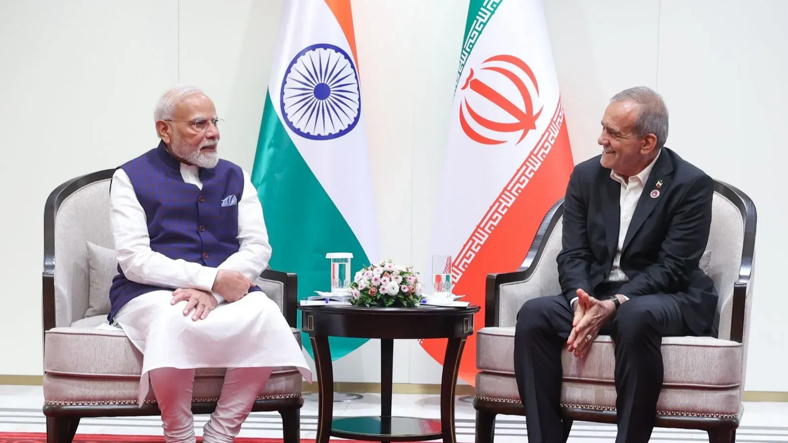 Modi Pezeshkian India Iran
