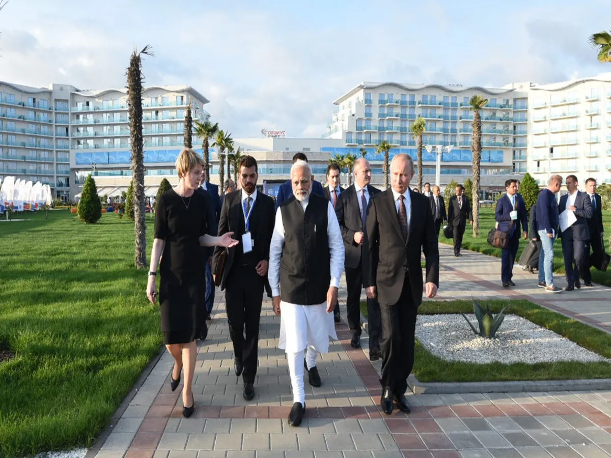 Earlier this month, Prime Minister Narendra Modi met President Vladimir Putin in the Moscow Kremlin. 