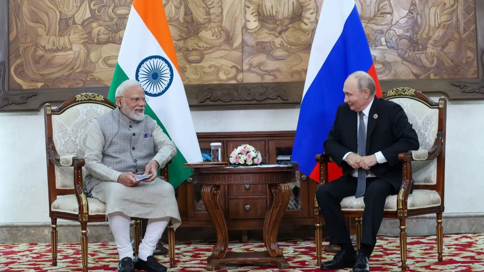 modi putin sco summit