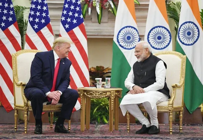 Modi trump meeting trade tariff.webp