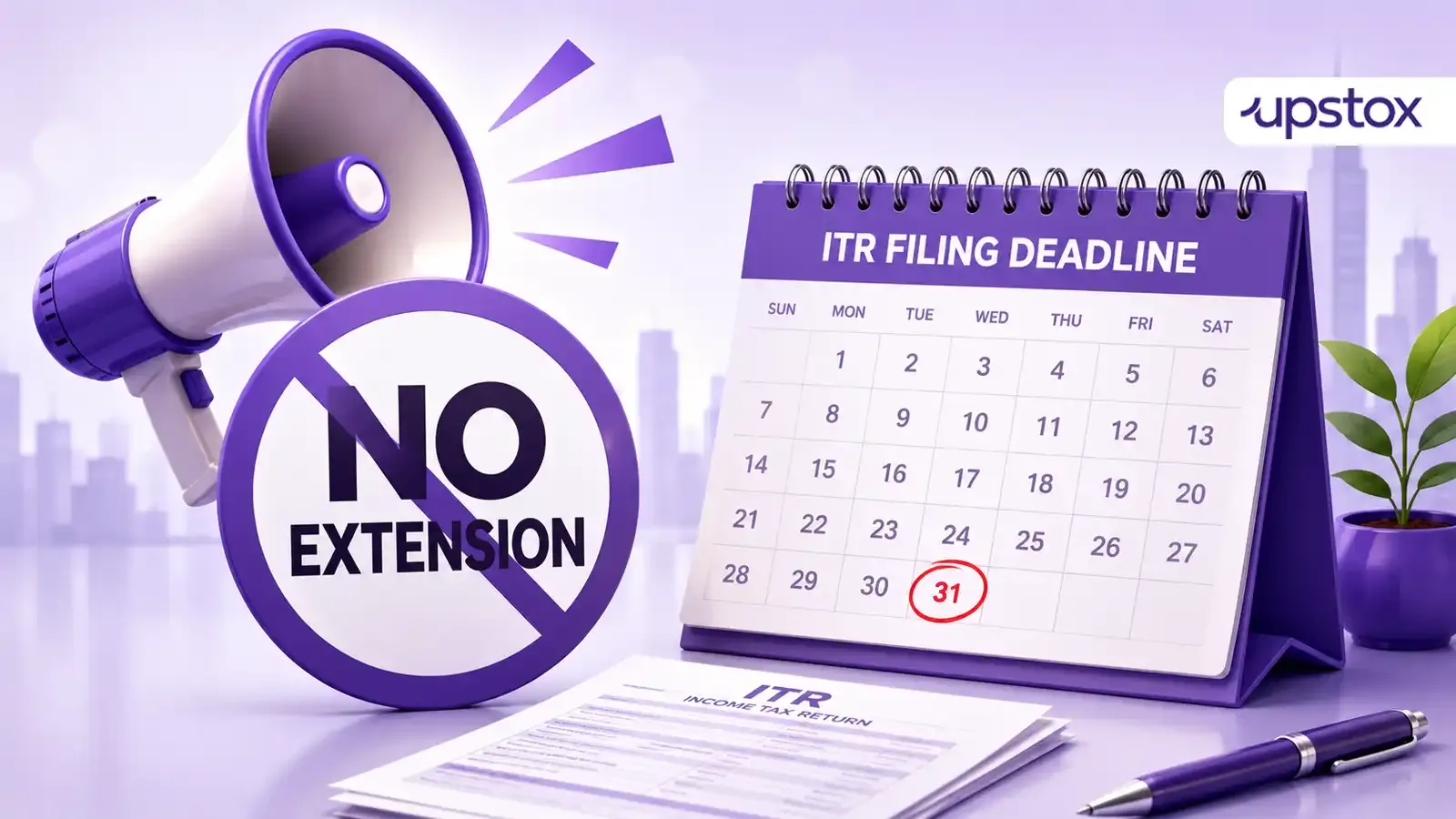 No ITR filing deadline extension buzz
