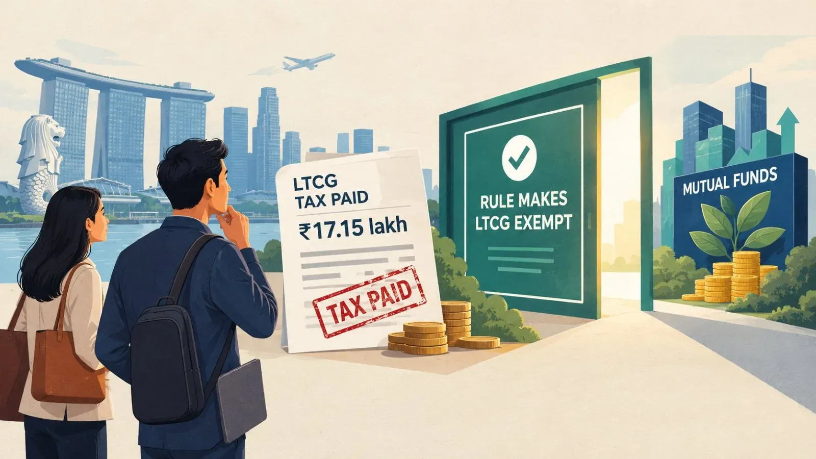 nri ltcg tax my mistake case