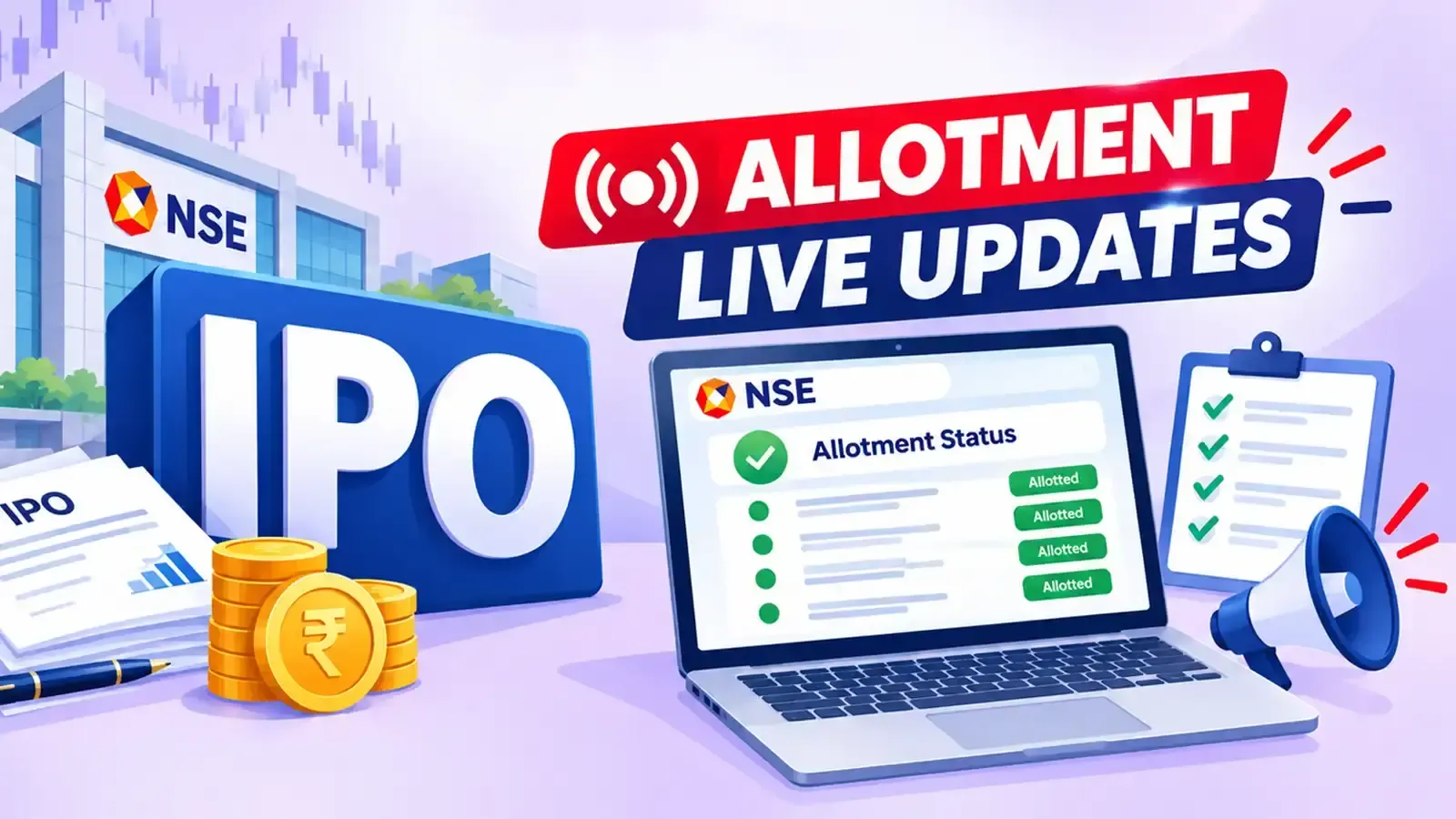 NSE IPO allotment live updates | It was subscribed 5.71 times.