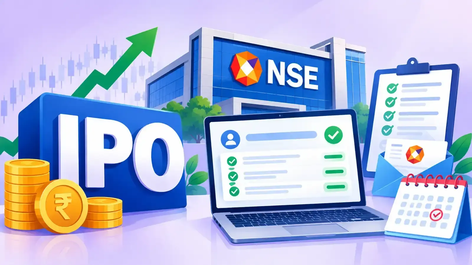 NSE IPO allotment status | National Stock Exchange is the largest stock exchange in India in terms of total turnover in the cash market and total turnover in equity derivatives.