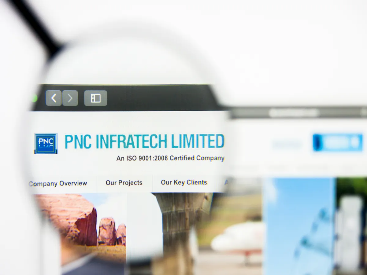 PNC Infratech shares were locked in the lower circuit. 