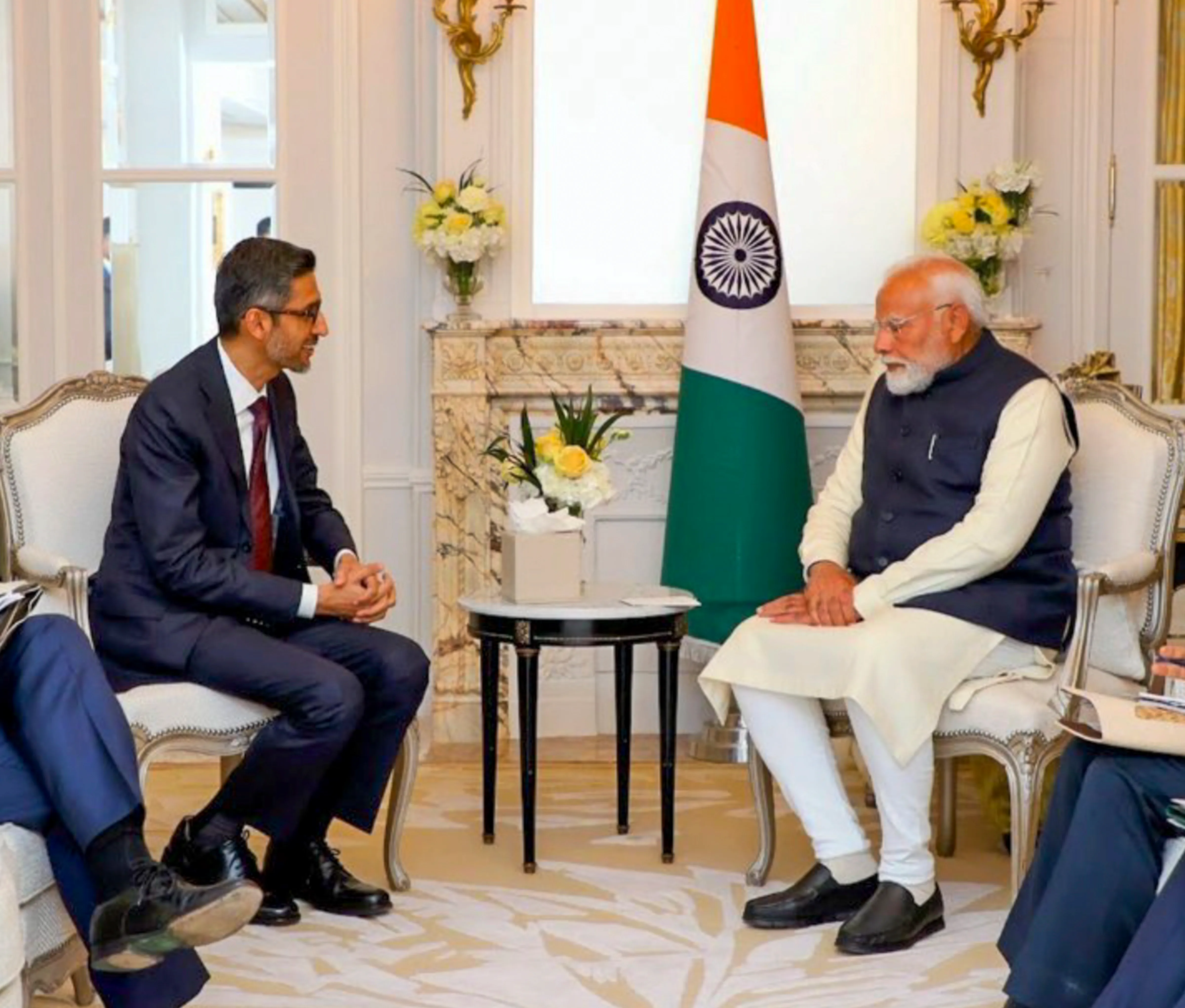 On Tuesday, Prime Minister Modi co-chaired the Artificial Intelligence Action Summit alongside French President Emmanuel Macron in Paris. Image | PTI