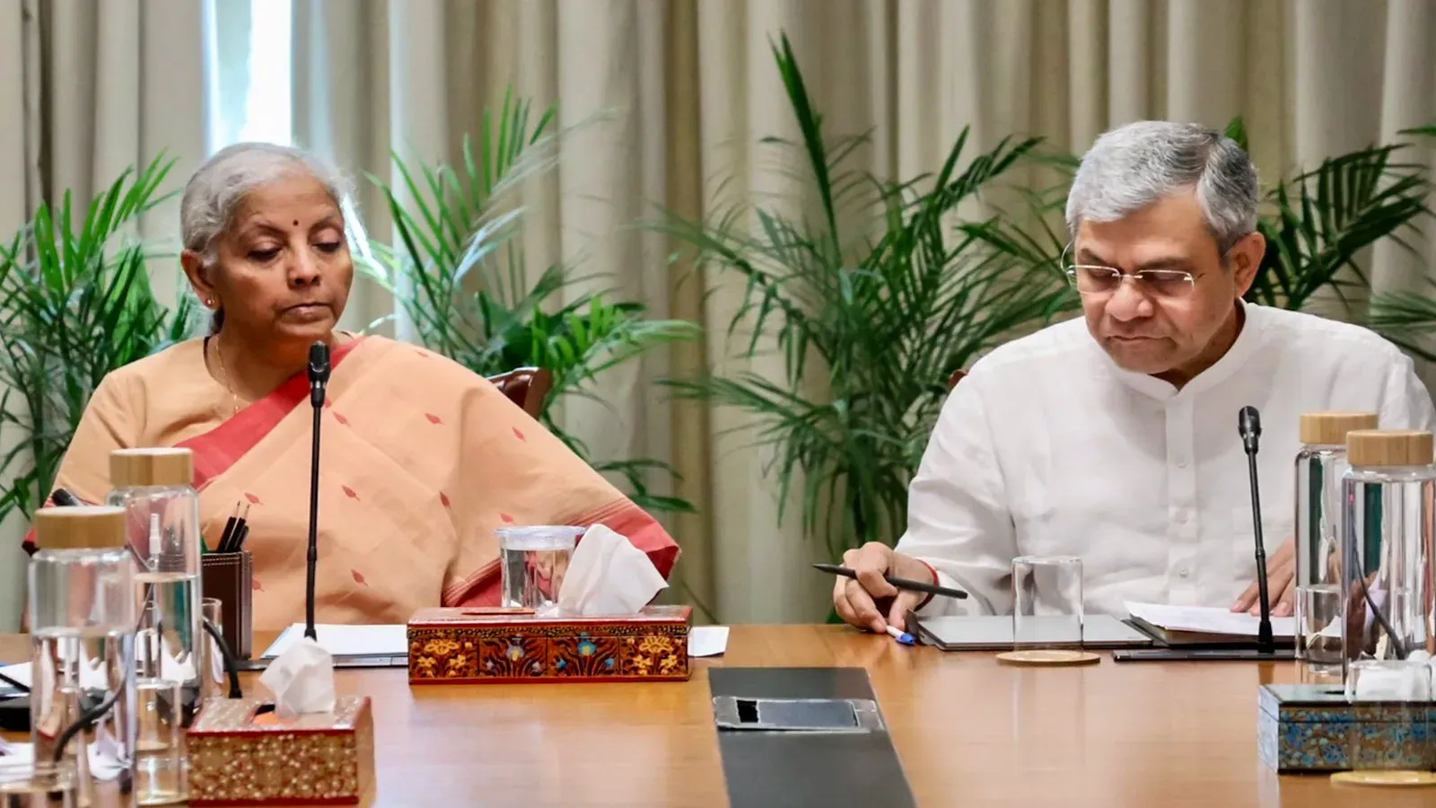 Union Finance Minister Nirmala Sitharaman AI Anthropic