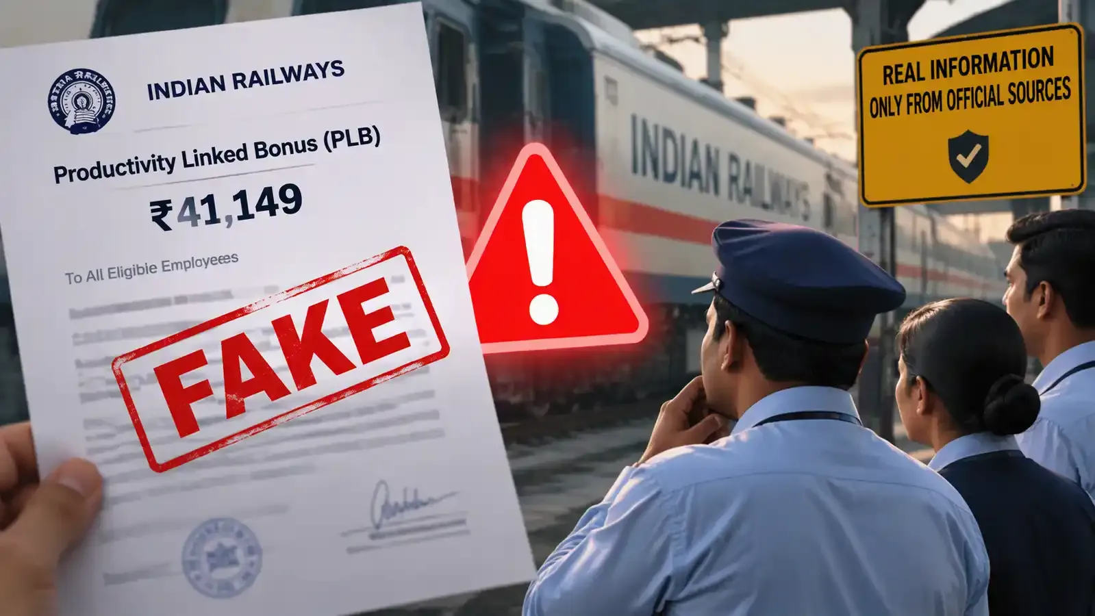 railway plb fake news