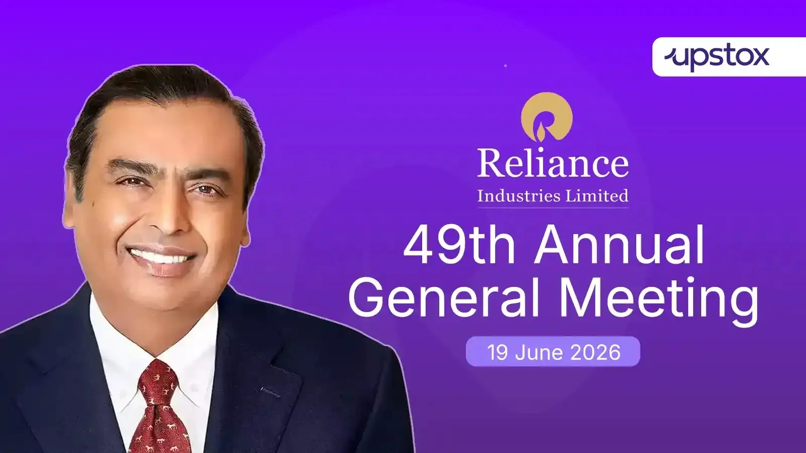 Reliance Industries AGM 2026 highlights | Jio IPO will consist of fresh issue of up to 27 crore shares, Reliance Industries said in an exchange filing. | Image: ril.com