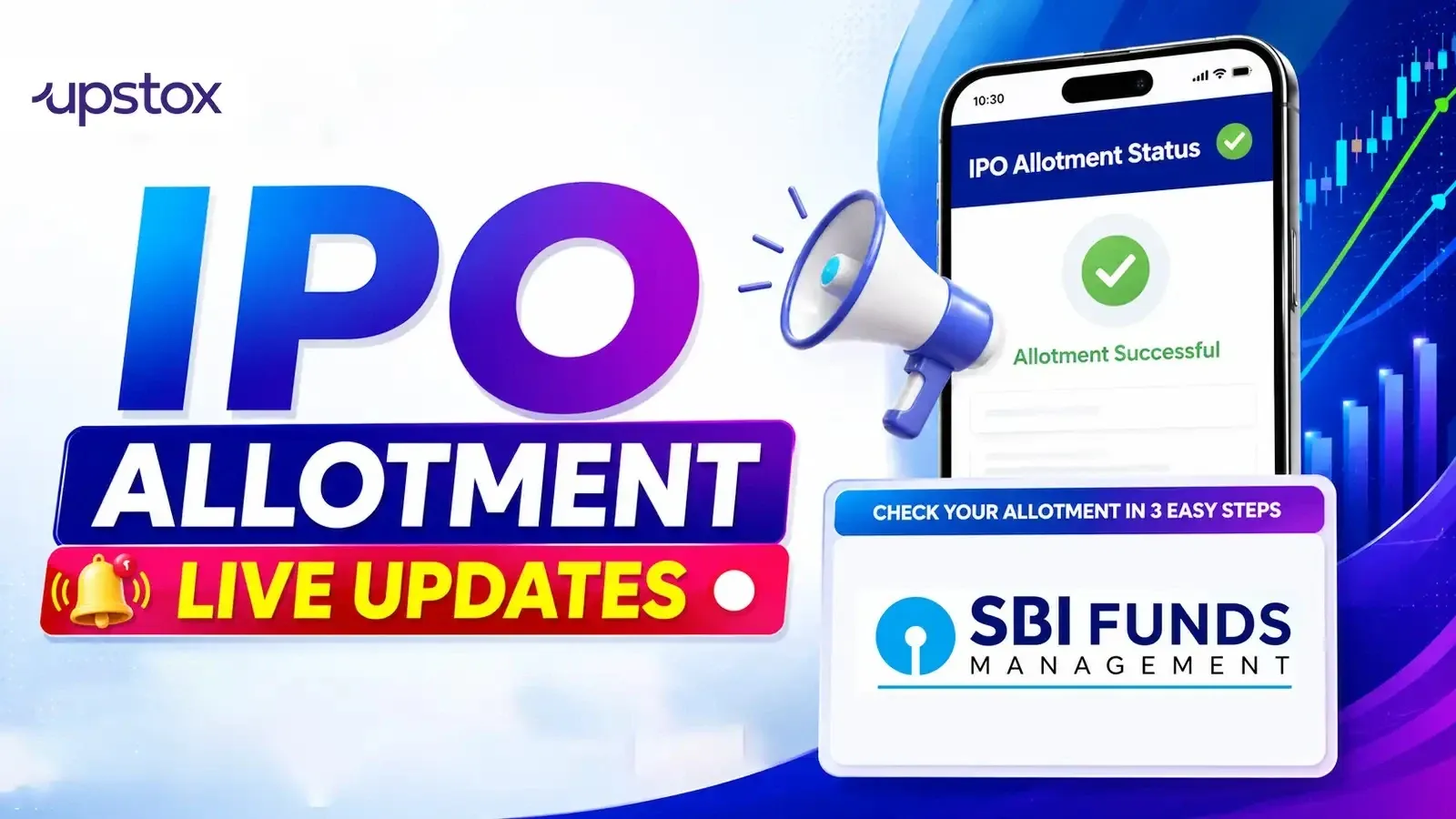 SBI Mutual Fund IPO allotment live updates | SBI Funds Management Ltd is the largest domestic asset management company (AMC) by quarterly average assets under management (QAAUM).