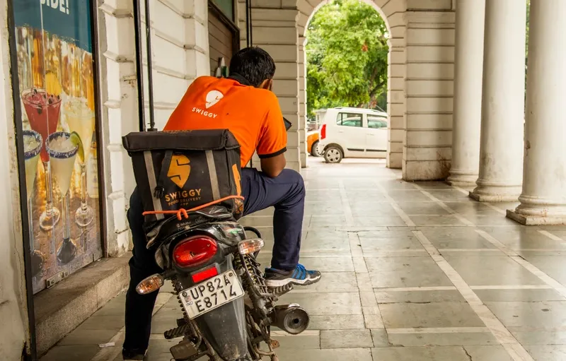 Swiggy's overall Gross Order Value (GOV) grew 38% year-on-year (YoY) to ₹12,165 crore. | Image: Shutterstock