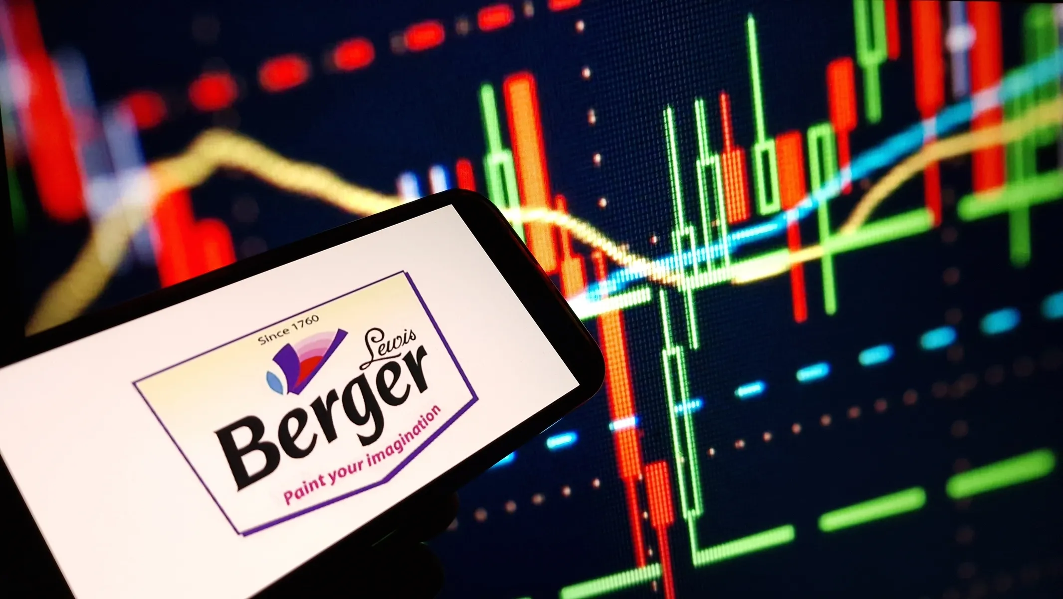 Berger Paints shares ended 2.12% down at ₹474.50 apiece on the NSE on Tuesday