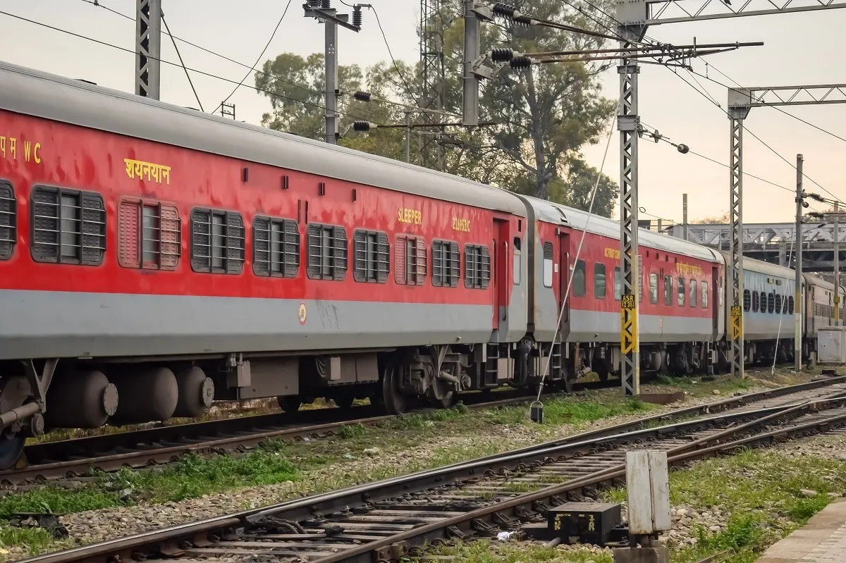 Indian Railways train travel