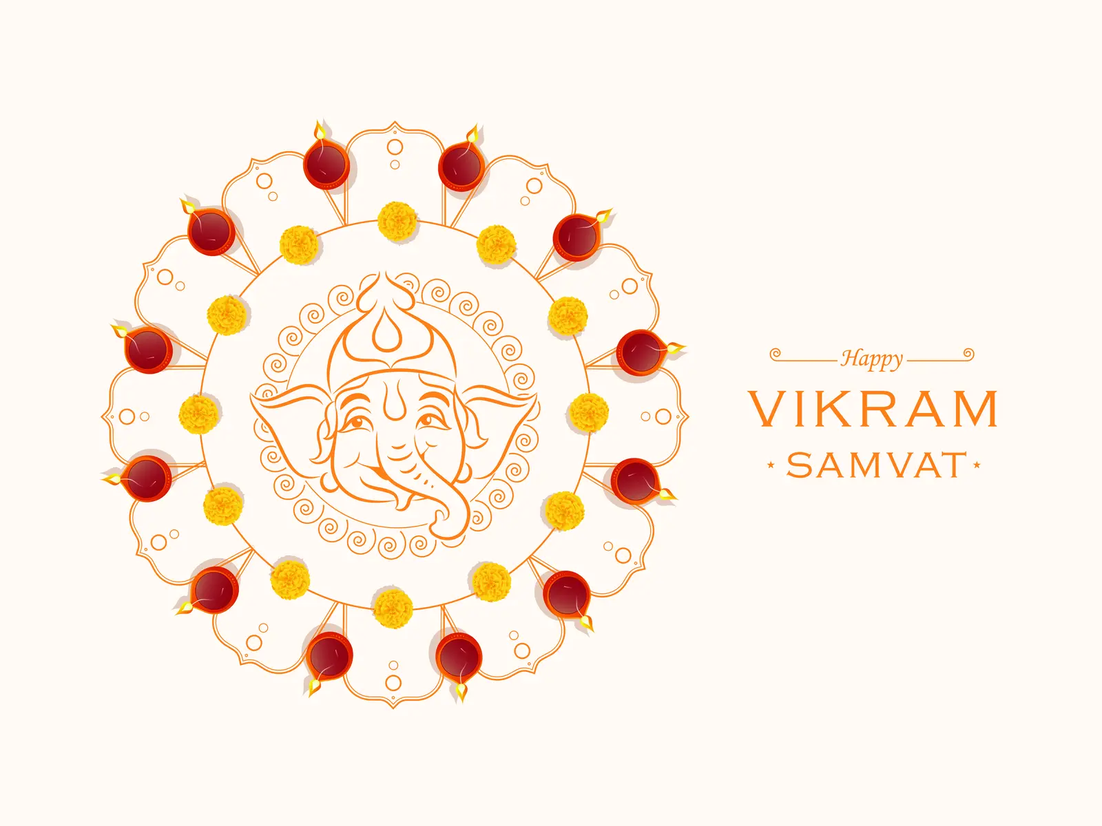 The Vikram Samvat calendar typically runs about 57 years ahead of the Gregorian calendar