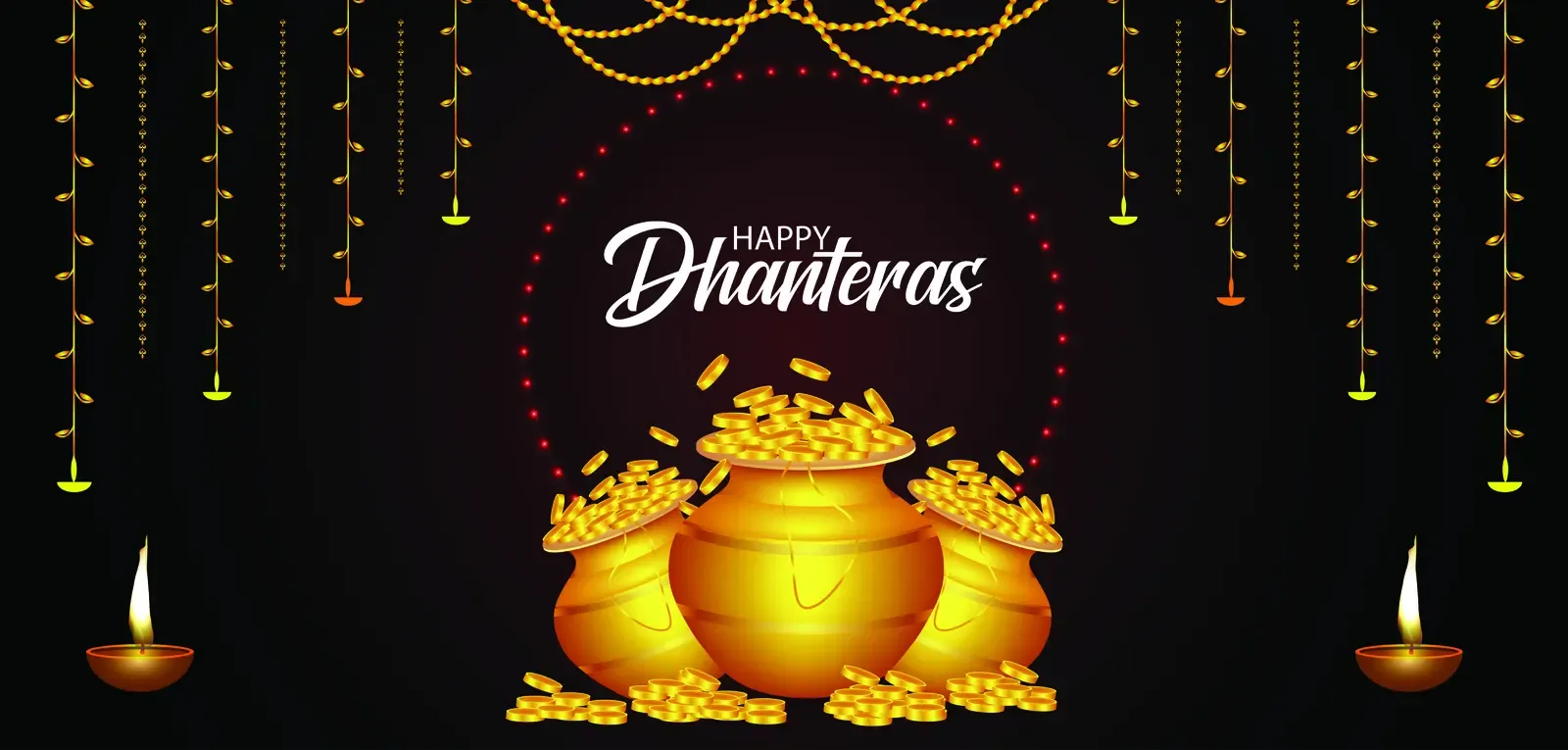 May Goddess Lakshmi shower her blessings on you and your family this Dhanteras