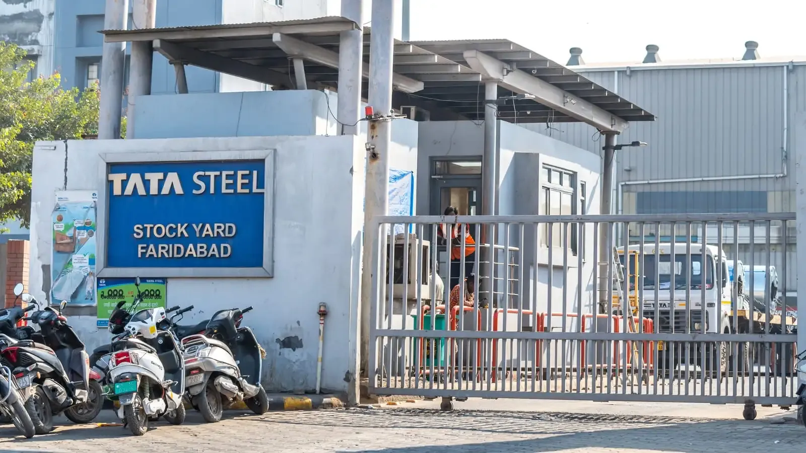 Ahead of the earnings, shares of Tata Steel settled at ₹216.84 apiece on the National Stock Exchange, falling 1.94%. Image: Shutterstock